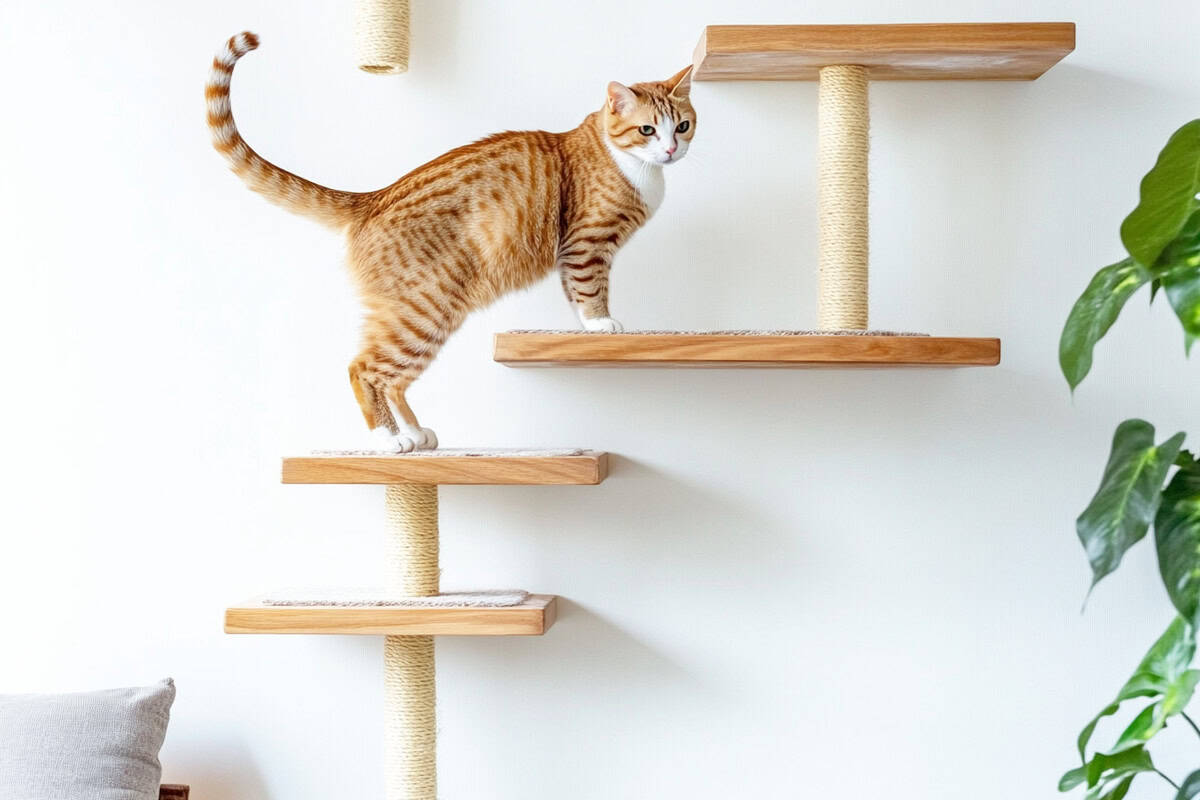 41 Clever DIY Cat Climbing Shelves for Small Spaces