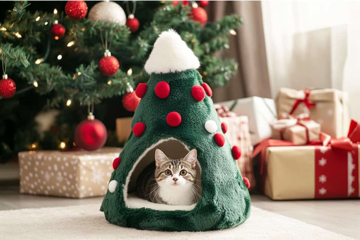 10 Creative Christmas Tree Ideas When you Have a Cat